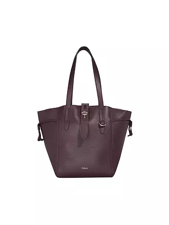 FURLA | Ledertasche - Shopper NET Medium | schwarz
