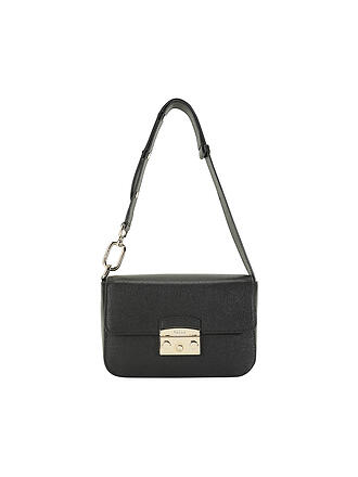 FURLA | Ledertasche - Umhängetasche METROPOLIS Small | schwarz