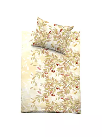 FUSSENEGGER | Premium Satin Bettwäsche 70x90cm/140x200cm Creme | creme