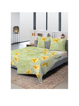 FUSSENEGGER | Satin Bettwäsche PREMIUM SATIN 70x90cm/140x200cm Gruen | grün