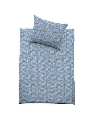 FUSSENEGGER | Satin-Bettwäsche Carola kbA 70x90cm/140x200cm Rosa | blau