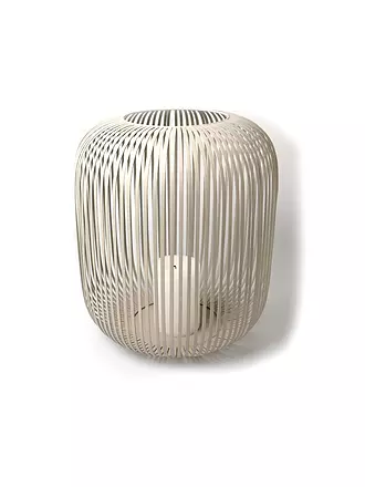 FYNCH HATTON | Laterne LIG Medium 35,5x30cm Elephant Grey | hellgrau
