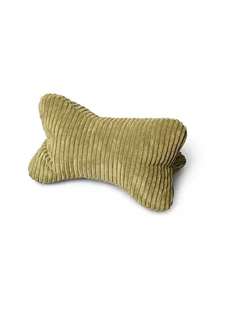 FYNCH HATTON | Lesekissen KARIAMA 37x16cm Elephant Grey | dunkelgrün