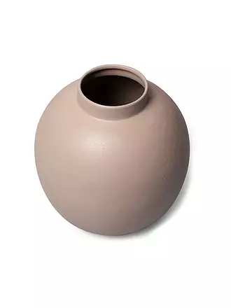 FYNCH HATTON | Metallvase 28cm groß MOYA Elephant Grey | gelb