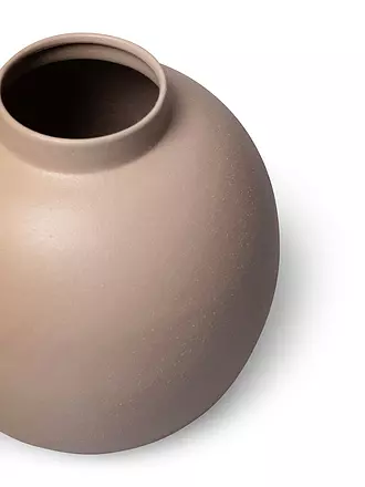 FYNCH HATTON | Metallvase 28cm groß MOYA Elephant Grey | hellgrau