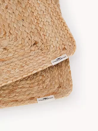 FYNCH HATTON | Tischset 4tlg 33x33cm UTAMU Brown | beige