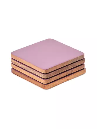 FYNCH HATTON | Untersetzer JALA 4 er Set 10x10cm Orchid | hellblau