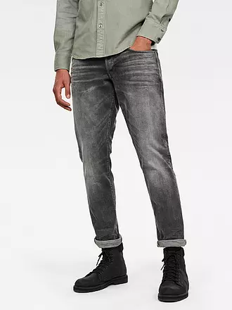 G-STAR RAW | Jeans Straight-Tapered-Fit 3301 | grau