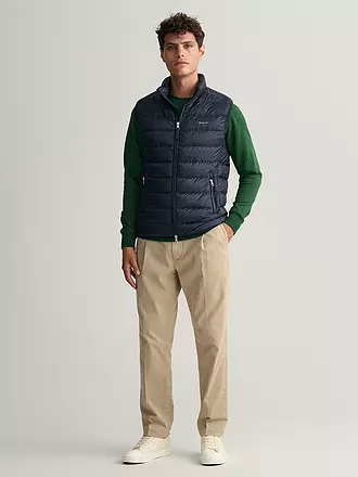 GANT | Daunensteppgilet | dunkelblau