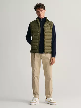 GANT | Daunensteppgilet | dunkelblau