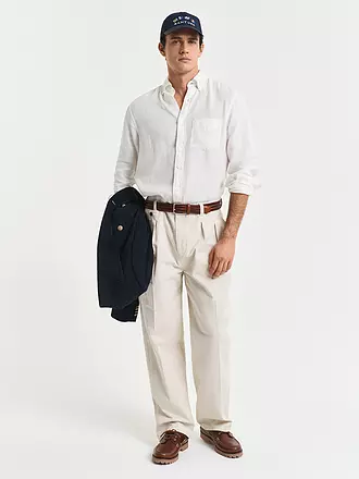 GANT | Leinenhemd Regular Fit | weiss