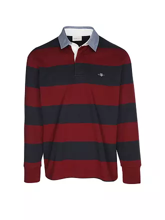 GANT | Rugbyshirt | dunkelrot