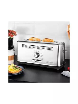 GASTROBACK | Design Toaster Advanced 4S Edelstahl 42394 | silber