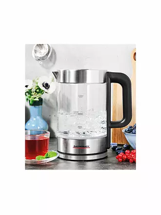 GASTROBACK | Design Wasserkocher Basic 1,7L Edelstahl Glas | transparent