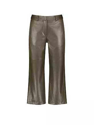 GERRY WEBER | Hose in Lederoptik | braun