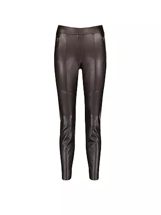 GERRY WEBER | Hose in Lederoptik | braun