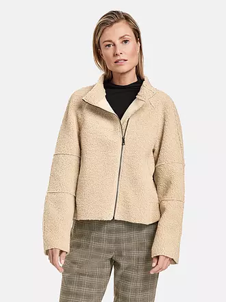 GERRY WEBER | Jacke in Felloptik | beige