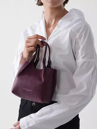 GIANNI CHIARINI | Ledertasche - Hobo Bag DUA Small | silber