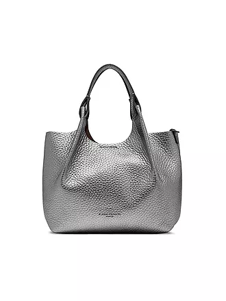 GIANNI CHIARINI | Ledertasche - Hobo Bag DUA | silber