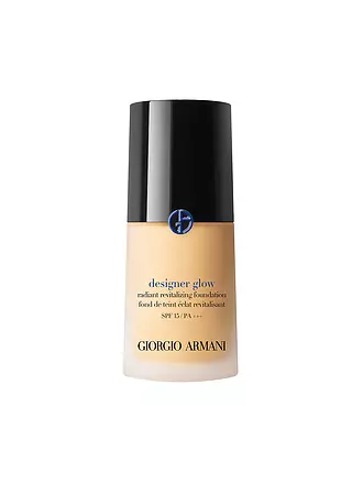 GIORGIO ARMANI COSMETICS |  Designer Glow Foundation 30ml LSF 20 (3) | hellbraun