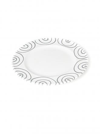 GMUNDNER KERAMIK | Speiseteller Gourmet 27cm Schwarz geflammt | grau