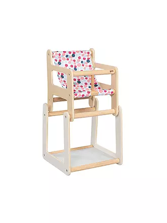 GOKI | Puppenhochstuhl mit Tisch 2in1 | keine Farbe