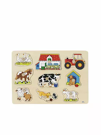 GOKI | Steckpuzzle Bauernhof I | keine Farbe