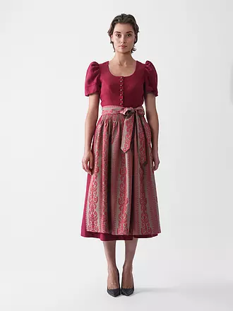 GOTTSEIDANK | Dirndl MARGRET | rot