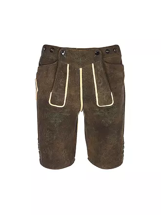 GOTTSEIDANK | Lederhose | braun