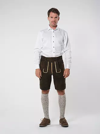GOTTSEIDANK | Lederhose | braun