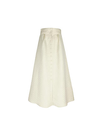 GOTTSEIDANK | Trachten Leinenrock Manon | beige