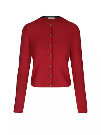 GOTTSEIDANK | Trachten Strickjacke ALOISIA | dunkelrot
