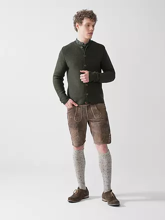 GOTTSEIDANK | Trachten Strickjacke ALOISIUS | grün