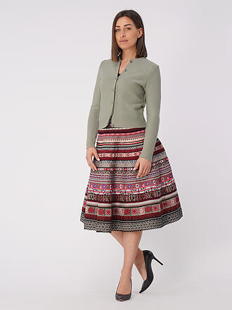 GOTTSEIDANK | Trachten Strickjacke ALOSIA | grau