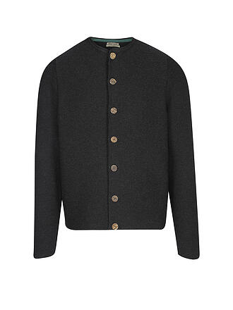GOTTSEIDANK | Trachten Strickjacke Anselm | grau
