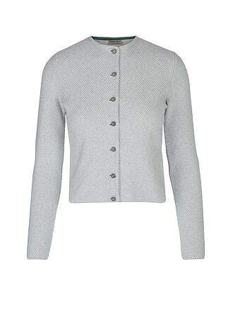 GOTTSEIDANK | Trachten Strickjacke Emma | silber