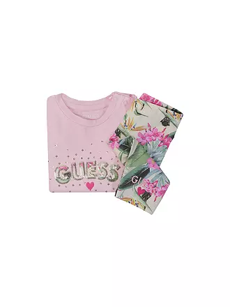 GUESS | Baby Set 2-teilig (T-Shirt und Leggings) | rosa