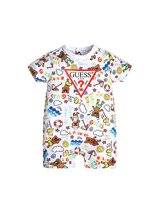 GUESS | Baby Strampler | weiss