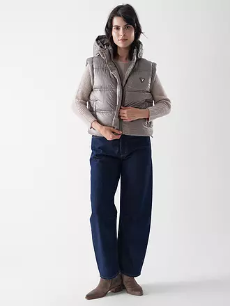 GUESS | Steppgilet | hellbraun