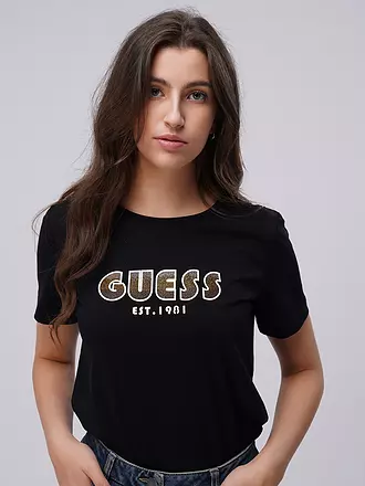 GUESS | T-Shirt | schwarz