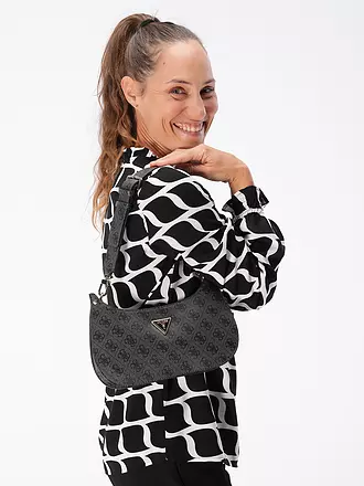 GUESS | Tasche - Umhängetasche MERIDIAN MINI | schwarz