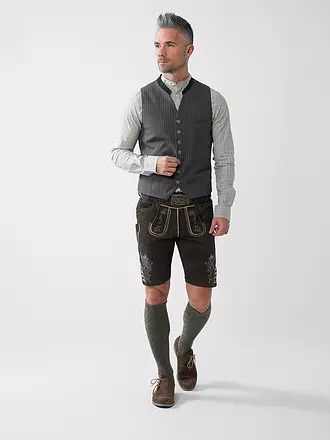 GWEIH & SILK | Lederhose BORIS | braun