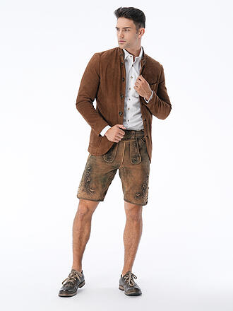 GWEIH & SILK | Lederhose JULIAN | braun