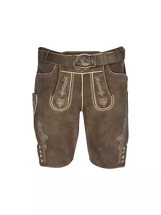 GWEIH & SILK | Lederhose KARLO | braun