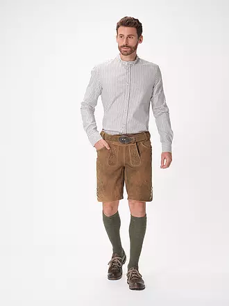 GWEIH & SILK | Lederhose LEO | braun