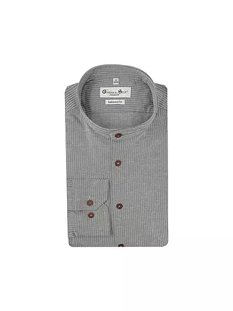 GWEIH & SILK | Trachtenhemd ALPSEE | grau