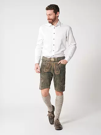 GWEIH & SILK | Trachtenhemd Modern Fit WEISSENSEE | weiss