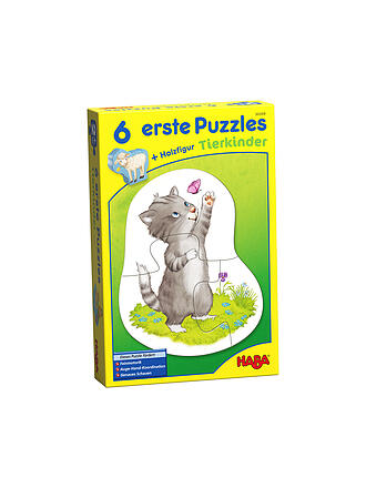 HABA | 6 erste Puzzles Tierkinder | keine Farbe