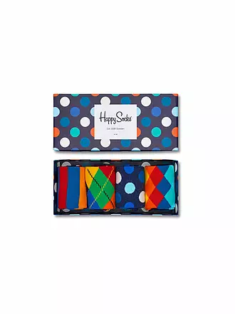 HAPPY SOCKS | Damen Geschenkset BIG DOTS 4er Pkg bunt | bunt