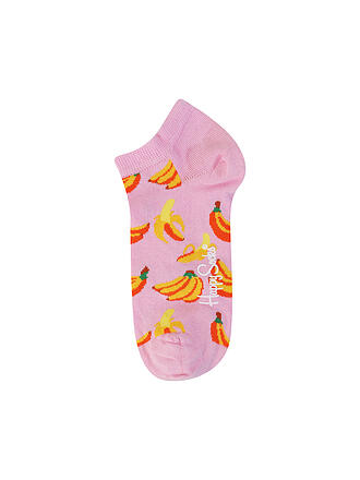 HAPPY SOCKS | Damen Sneaker Socken BANANA 36-40 pink | rosa
